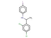 N-[1-(2,4-DICHLOROPHENYL)ETHYL]-<span class='lighter'>4-IODOANILINE</span>
