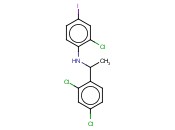 2-CHLORO-N-[1-(2,4-DICHLOROPHENYL)ETHYL]-<span class='lighter'>4-IODOANILINE</span>