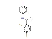 N-[1-(2,4-DIFLUOROPHENYL)ETHYL]-<span class='lighter'>4-IODOANILINE</span>