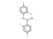 2-CHLORO-N-[1-(2,4-DIFLUOROPHENYL)ETHYL]-<span class='lighter'>4-IODOANILINE</span>