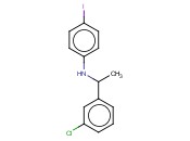 N-[1-(3-CHLOROPHENYL)ETHYL]-<span class='lighter'>4-IODOANILINE</span>