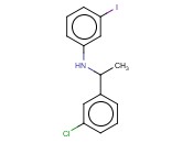 N-[1-(3-CHLOROPHENYL)ETHYL]-<span class='lighter'>3-IODOANILINE</span>