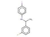 N-[1-(3-FLUOROPHENYL)ETHYL]-<span class='lighter'>4-IODOANILINE</span>