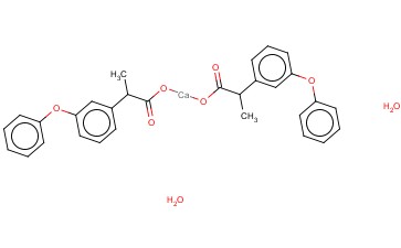2-(3-苯氧基苯)丙酸钙盐<span class='lighter'>二水</span>