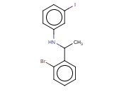 N-[1-(2-BROMOPHENYL)ETHYL]-<span class='lighter'>3-IODOANILINE</span>
