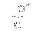 5-([1-(2-CHLOROPHENYL)ETHYL]AMINO)-<span class='lighter'>2-FLUOROBENZONITRILE</span>