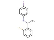 N-[1-(2-FLUOROPHENYL)ETHYL]-<span class='lighter'>4-IODOANILINE</span>