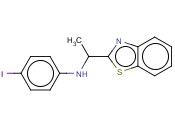 N-[1-(1,3-BENZOTHIAZOL-2-YL)ETHYL]-<span class='lighter'>4-IODOANILINE</span>