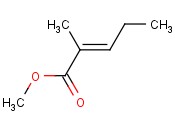 反-2-甲基-2-戊烯<span class='lighter'>酸</span><span class='lighter'>甲</span><span class='lighter'>酯</span>