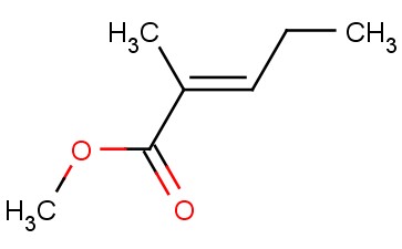 反-2-甲基-2-戊烯<span class='lighter'>酸</span><span class='lighter'>甲</span><span class='lighter'>酯</span>