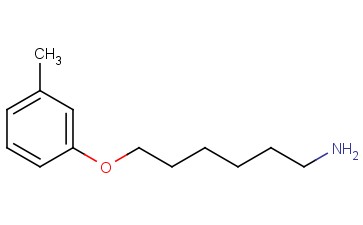 1-Hexanamine, 6-(3-methylphenoxy)-