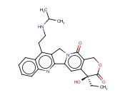 (S)-4-乙基-4-羟基-11-[2-(异丙基氨基)乙基]-3,4,12,14-四氢-1H-吡喃并[3',4':6,7]氮<span class='lighter'>茚</span>并[1,2-b]喹啉-3,14-二<span class='lighter'>酮</span>