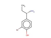 4-((1S)-1-AMINOPROPYL)-2-<span class='lighter'>BROMOPHENOL</span>