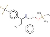 (alphaS)-alpha-<span class='lighter'>乙基</span>-N-[(1S)-1-<span class='lighter'>苯基</span>-2-[(<span class='lighter'>三甲</span>硅<span class='lighter'>基</span>)氧基]<span class='lighter'>乙基</span>]-4-(<span class='lighter'>三</span>氟甲基)苄胺