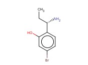2-((1S)-1-AMINOPROPYL)-5-<span class='lighter'>BROMOPHENOL</span>
