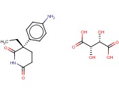 S-(-)-AMINOGLUTETHIMIDE L-<span class='lighter'>TARTRATE</span> SALT