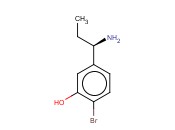 5-((1R)-1-AMINOPROPYL)-2-<span class='lighter'>BROMOPHENOL</span>