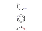 6-((1R)-1-AMINOPROPYL)-<span class='lighter'>3-ACETYLPYRIDINE</span>