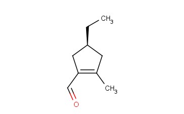 1-<span class='lighter'>环</span><span class='lighter'>戊烯</span>-1-<span class='lighter'>甲醛</span>,4-<span class='lighter'>乙基</span>-2-<span class='lighter'>甲基</span>-2-(<span class='lighter'>4S</span>)-(<span class='lighter'>9CI</span>)