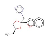 1-{[(2R,4R)-2-(1-<span class='lighter'>苯</span>并呋喃-2-基)-4-乙基-1,3-二噁戊环-2-基]甲基}-1H-1,2,4-<span class='lighter'>三</span><span class='lighter'>唑</span>