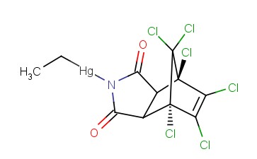 1,4,5,6,7,7-HEXACHLORO-N-(ETHYL-MERCURI)-5-NORBORNENE-2,3-DICARBOXIMIDE