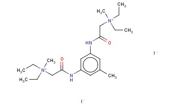 (4-METHYL-M-PHENYLENEBIS(IMINOCARBONYLMETHYLENE))BIS(DIETHYLMETHYLAMMONIUM IODIDE)