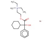 2-(2-环己基-2-羟基-2-<span class='lighter'>苯基</span>乙酰<span class='lighter'>基</span>)<span class='lighter'>氧</span><span class='lighter'>乙基</span>二<span class='lighter'>乙基</span>甲基<span class='lighter'>溴</span><span class='lighter'>化</span>铵