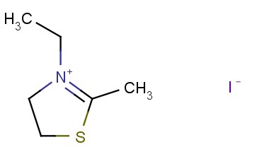 <span class='lighter'>3-ETHYL-2-METHYL-4,5-DIHYDRO-1,3-THIAZOL-3-IUM</span> <span class='lighter'>IODIDE</span>