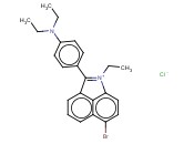 6-溴-2-[4-(二乙氨基)<span class='lighter'>苯基</span>]-1-<span class='lighter'>乙基</span>苯并[C,D]<span class='lighter'>氯化</span>吲哚翁盐