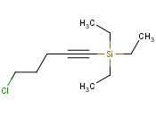 1-氯-5-<span class='lighter'>三乙基</span>甲硅烷基-1-戊炔