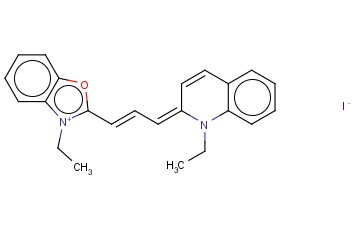 <span class='lighter'>3,1-DIETHYL-2,2-OXAQUINOLYL-CARBOCYANINE</span> <span class='lighter'>IODIDE</span>