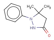 5,5-DIMETHYL-1-PHENYLPYRAZOLIDIN-3-ONE