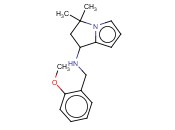 2,3-DIHYDRO-3,3-DIMETHYL-N-(<span class='lighter'>2-METHOXYBENZYL</span>)-(1H)-PYRROLIZINAMINE