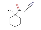 3-(1-METHYL-<span class='lighter'>CYCLOHEXYL</span>)-3-OXO-PROPIONITRILE