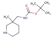 3-(BOC-<span class='lighter'>AMINOMETHYL</span>)-3-METHYLPIPERIDINE