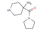 (4-METHYLPIPERIDIN-4-<span class='lighter'>YL</span>)<span class='lighter'>PYRROLIDIN</span>-1-YLMETHANONE