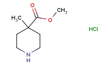 METHYL <span class='lighter'>4-METHYLPIPERIDINE-4-CARBOXYLATE</span> <span class='lighter'>HYDROCHLORIDE</span>