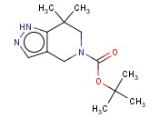 TERT-BUTYL 7,7-DIMETHYL-6,7-DIHYDRO-1H-<span class='lighter'>PYRAZOLO</span>[<span class='lighter'>4,3-C</span>]PYRIDINE-5(4H)-CARBOXYLATE