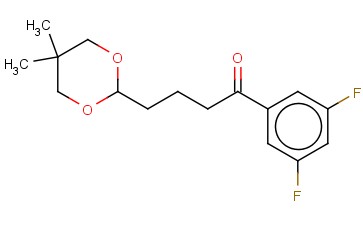 3',5'-DIFLUORO-4-(5,5-DIMETHYL-1,3-DIOXAN-2-YL)BUTYROPHENONE