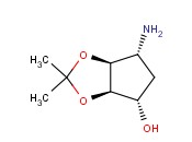 (3AR,4S,6R,6AS)-6-AMINO-2,2-DIMETHYLTETRAHYDRO-3AH-CYCLOPENTA[D][1,3]DIOXOL-4-<span class='lighter'>OL</span>
