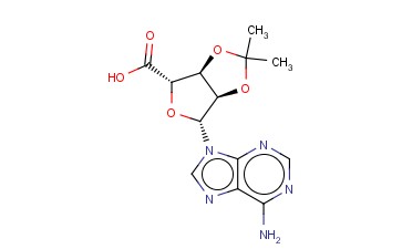 2',3'-<span class='lighter'>ISOPROPYLIDENE</span> <span class='lighter'>ADENOSINE-5</span>'-<span class='lighter'>CARBOXYLIC</span> ACID