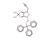 (5-O-TRITYL-2, 3-ISOPROPYLIDENE-D-RIBOSYL) ACETONITRILE