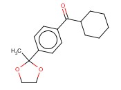 CYCLOHEXYL 4-(2-METHYL-1,3-DIOXOLAN-2-YL)PHENYL KETONE