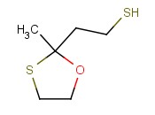 2-<span class='lighter'>甲基</span>-1,3-氧硫杂<span class='lighter'>环</span><span class='lighter'>戊烷</span>-2-乙硫醇