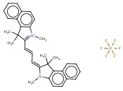 2-[3-(1,3-二氢-1,1,3-三<span class='lighter'>甲基</span>-2H-<span class='lighter'>苯</span><span class='lighter'>并</span>[e]<span class='lighter'>吲哚</span>-2-亚基)-丙烯基]-1,1,3-三<span class='lighter'>甲基</span>-1H-<span class='lighter'>苯</span><span class='lighter'>并</span>[e]<span class='lighter'>吲哚</span>六氟磷酸盐