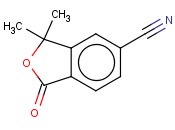 <span class='lighter'>1,3-DIHYDRO-3,3-DIMETHYL-1-OXO-5-ISOBENZOFURANCARBONITRILE</span>