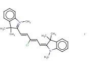2-[(1E,3Z)-3-<span class='lighter'>氯</span>-5-(1,3,3-三甲基-1,3-二氢-2H-<span class='lighter'>吲哚</span>-2-亚基)-1,3-戊二烯基]-1,3,3-三甲基-3H-<span class='lighter'>吲哚</span>鎓碘化物