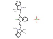 2-((E)-2-(2-<span class='lighter'>氯</span>-1-[(E)-2-(1,3,3-三甲基-1,3-二氢-2H-<span class='lighter'>吲哚</span>-2-亚基)乙亚基]-1H-茚-3-基)乙烯基)-1,3,3-三甲基-3H-<span class='lighter'>吲哚</span>鎓高氯酸盐