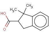 1,1-<span class='lighter'>DIMETHYL-2,3-DIHYDRO</span>-1H-INDENE-2-CARBOXYLIC ACID