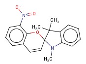1',3',3'-三<span class='lighter'>甲基</span>螺环-8-硝基(2H-1-<span class='lighter'>苯</span><span class='lighter'>并</span>吡喃-2',2'-<span class='lighter'>吲哚</span>啉)